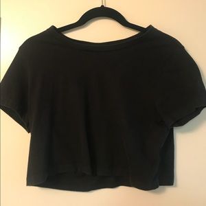 Black Crop Top